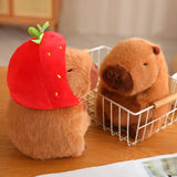 Kawaii Snack Attack: Hamburger Capybara Dog Pig Capibaras Pizza Bubble Tea Cushion Plush