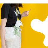 Duck Plush Purse Goose Crossbody Shoulder Messenger Bag