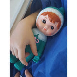 Classic Baby Girl Doll Cute Latex Rubber Baby Kids Office Decor Sonny Angel 20cm