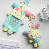 Sanrio Usahana Flower Rabbit Plush ID Card Case Keychain