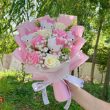 💖 Sanrio Kawaii Hello Kitty Plush Flowers Pink Bouquet 💐