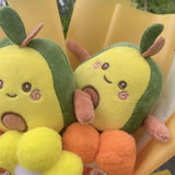 Bubble Tea Avocado Plushie Bouquet Milk Tea Boba