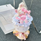 2026 Sanrio Hello Kitty My Melody Kawaii Plush Bouquet