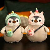 Penguin Dinosaur Sunflower Plush Toy