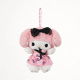 Sanrio Kawaii Plush Keychains Hello Kitty Melody Kuromi Cinnamoroll Pochacco