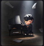 Genuine Pop Mart Hirono The Pianist Figure Limited Edition Figure