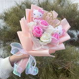 Sanrio Kawaii Hello Kitty Plush Flowers Bouquet - LoveJojo