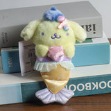 Sanrio Mermaid Cute Kuromi Hello Kitty Pochacco Plush Keyring