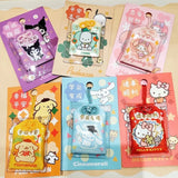 Omamori Keychain Embroidery Japanese Style Lucky Charm Bag Pendant