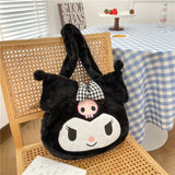 Sanrio Plush Cinnamoroll My Melody Kuromi Tote Shoulder Bag