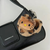 Sanrio Hello Kitty Leopard Print Keychain Pendant