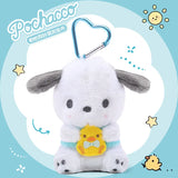 Sanrio Hello Kitty Kuromi Melody Pochacco Cinnamoroll Plush Pendant Keychain