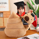 Kawaii Snack Attack: Hamburger Capybara Dog Pig Capibaras Pizza Bubble Tea Cushion Plush