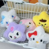 Sanrio Star Plush Kawaii Keychain Set
