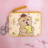 Mofusand x Sanrio Card Holder Coin Purse Keyring