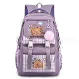 Capybara Backpack Laptop Large Capacity School Rucksack
