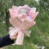 Sanrio Kuromi Cinnamoroll My Melody Hello Kitty Plush Bouquet
