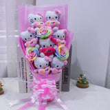 Sanrio Hello Kitty Plush Toy Stuffed Animals Bouquet Valentine's Day Graduation Birthday Gifts