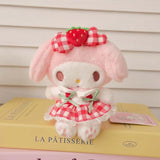 Sanrio My Melody Strawberry Plush Keychain