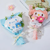 Sanrio Kuromi Cinnamoroll PomPomPurin My Melody Handmade Plush Bouquet