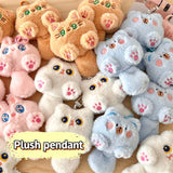 Cute Plush Cat Keychain – Kawaii Long Tailed Doll, Bag Pendant Accessory - Dimensions: 7.5 * 11cm, 7.5 * 10.5cm