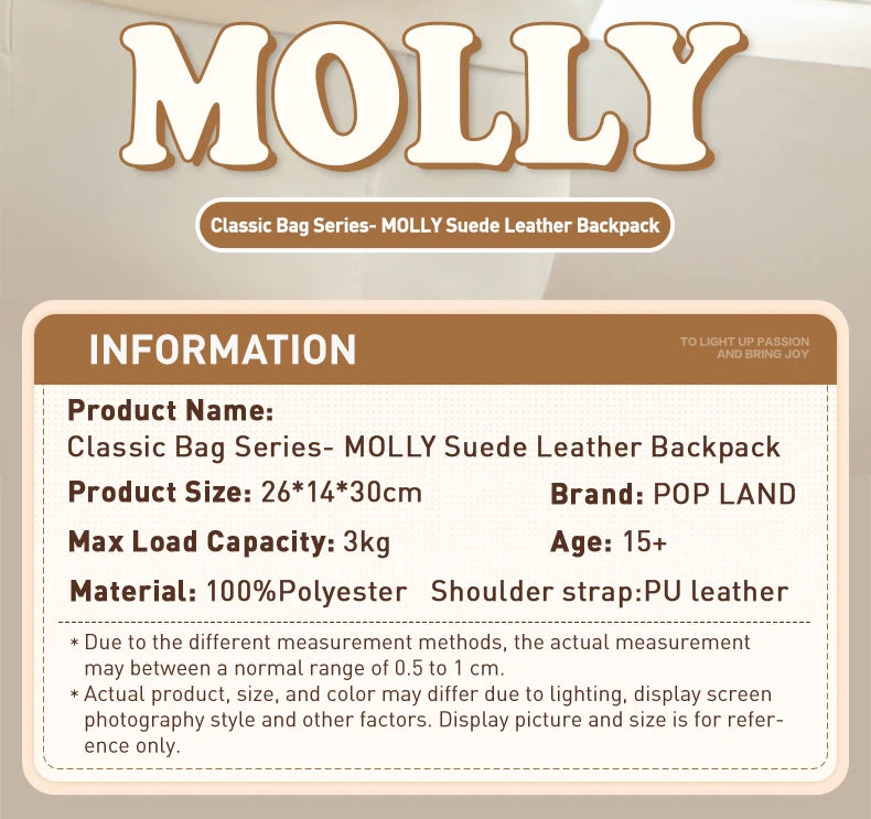 Genuine Pop Mart Classic Bag Series - Molly Backpack – LoveJojo