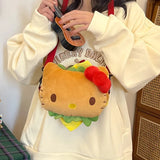 Kawaii Sanrio Hello Kitty Shoulder Burger Crossbody Bag
