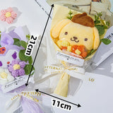 Sanrio Kuromi Cinnamoroll PomPomPurin My Melody Handmade Plush Bouquet