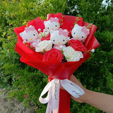 Sanrio My Melody Hello Kitty Plush Flower Bouquet