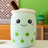 Cute Bubble Tea Plush Toy Stuffed Milk Tea Soft Boba Fruit Tea Cup Plushie