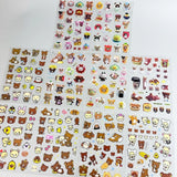 10 Sheets Rilakkuma Decal Stickers
