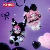 GENUINE POP MART SKULLPANDA × MY MELODY Plush Pendant Sanrio Figure Keychain