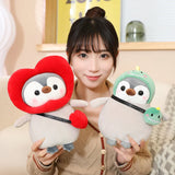 Penguin Dinosaur Sunflower Plush Toy
