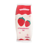 Pencil Case Strawberry Milk Box Bag Pink Pens Bag Japanese