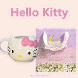Hello Kitty Water Cup Cute Mug Heat-Resistant Ceramic Cup Juice Water Coffee Mug Kitchen Drinkware