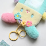 Sanrio Usahana Flower Rabbit Plush ID Card Case Keychain