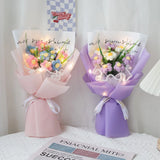 Flower Crochet Handmade Knitted Bouquet