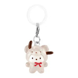 BANDAI Sanrio Pendant Action Figures Pochacco Kuromi My Melody Pompompurin Cinnamoroll Gashapon Keychain