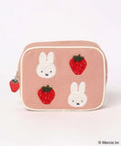Miffy Strawberry Series Embroidered Makeup Storage Case