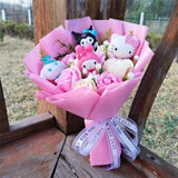 Sanrio My Melody Hello Kitty Plush Flower Bouquet