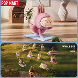 Genuine Pop Mart Labubu The Monsters Lazy Yoga Series Figures