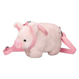 Pink Pig Plush Crossbody Bag
