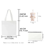 3 Piece Set PomPomPurin Canvas Tote Bag