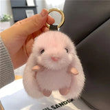 Soft Plush Fur Rabbit Keychain
