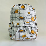 Sanrio Gudetama White Backpack Rucksack Schoolbags Travel Lazy Egg