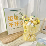 Sanrio Cinnamoroll Pochacco Kuromi Pompompurin Plush Flower Bouquet
