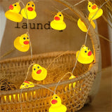 Mini Yellow Duck LED String Fairy Lights - LoveJojo