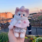 Disney Pink Winter Linabell Plush Keychain