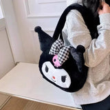 Sanrio Plush Cinnamoroll My Melody Kuromi Tote Shoulder Bag