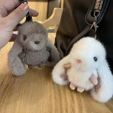 Soft Plush Fur Rabbit Keychain